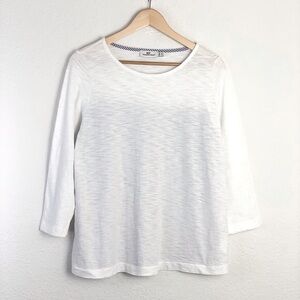 Vineyard Vines White Burnout/Striped  Top Sz XS